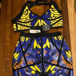 2-Piece Herve Leger Bandage Dress